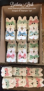 stampin up egg crate bunny for ronald mcdonald house charities by Barbara Lash of Stamp With Barbara
